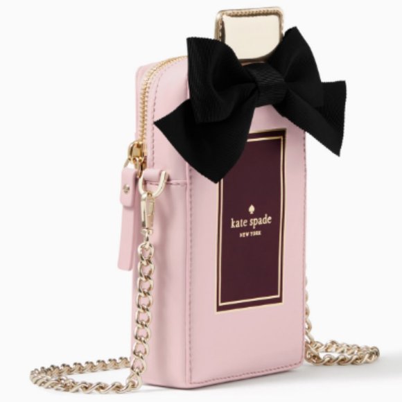 kate spade on pointe pink perfume bottle crossbody bag purse nwot - Picture 9 of 11